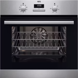 AEG BCX23101EM Built In Oven in Stainless Steel & Black