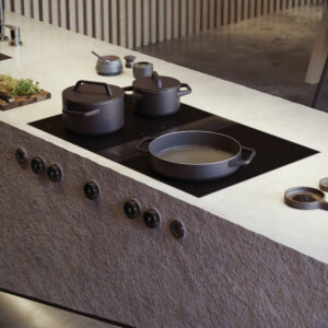 BORA PKAS3FIABR Professional 3.0 Component Cooktop Extractor System in Matt Black