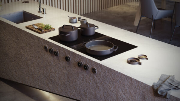 BORA PKAS3FIABR Professional 3.0 Component Cooktop Extractor System in Matt Black