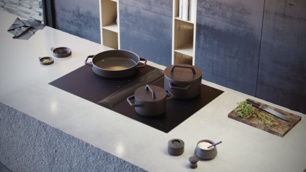 BORA PKAS3FIABR Professional 3.0 Component Cooktop Extractor System in Matt Black
