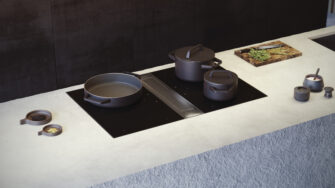 BORA PKAS3FIABR Professional 3.0 Component Cooktop Extractor System in Matt Black