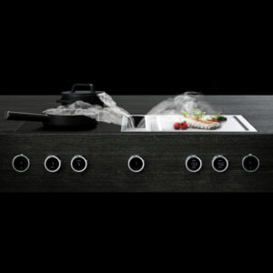 BORA PKAS3FIABR Professional 3.0 Component Cooktop Extractor System in Matt Black