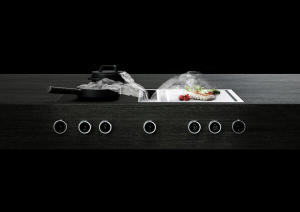 BORA PKAS3FIABR Professional 3.0 Component Cooktop Extractor System in Matt Black