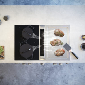 BORA PKAS3FIABR Professional 3.0 Component Cooktop Extractor System in Matt Black