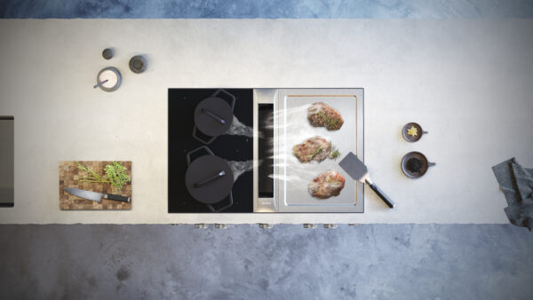 BORA PKAS3FIABR Professional 3.0 Component Cooktop Extractor System in Matt Black