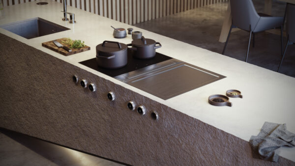 BORA PKAS3FIABR Professional 3.0 Component Cooktop Extractor System in Matt Black