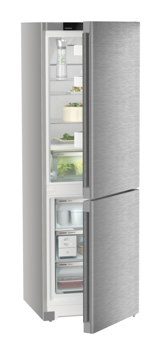 Liebherr CBNsda 5223 Plus Freestanding 70/30 Frost Free Fridge Freezer In Stainless Steel