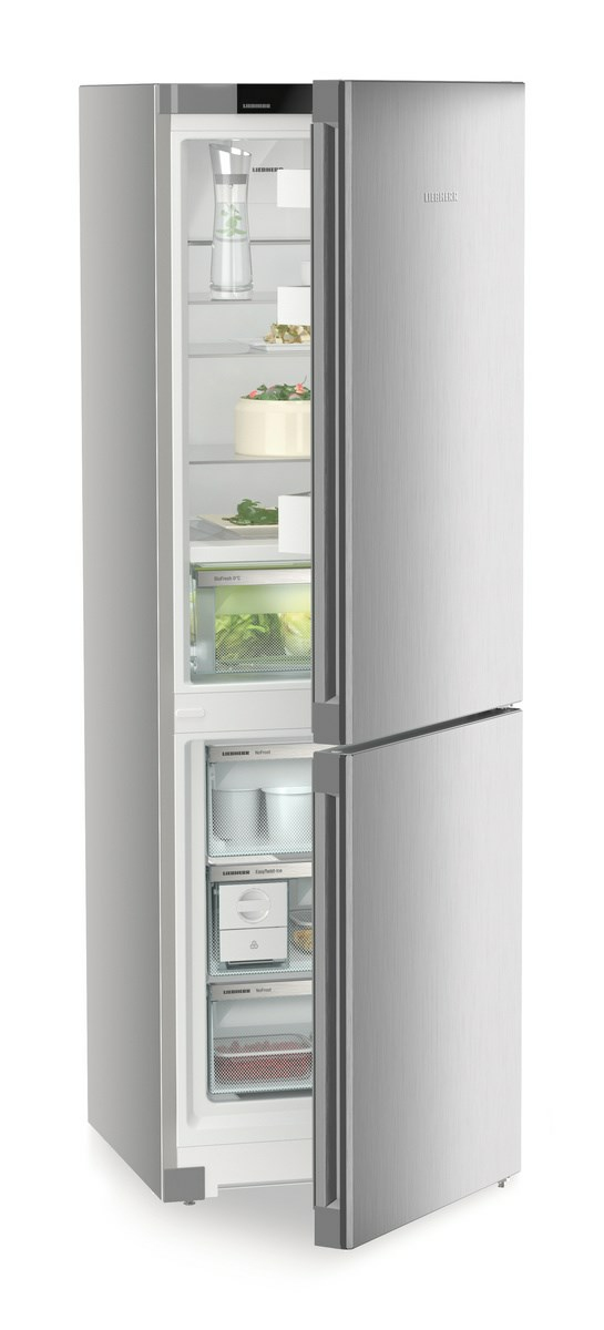 Liebherr CBNsfc 5223 Plus Freestanding 70/30 Frost Free Fridge Freezer In Silver