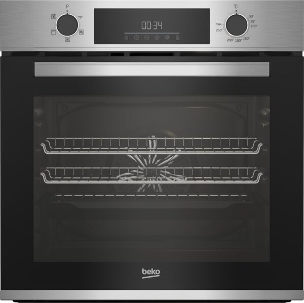 Beko CIFY81X Built In Oven in Black & Stainless Steel