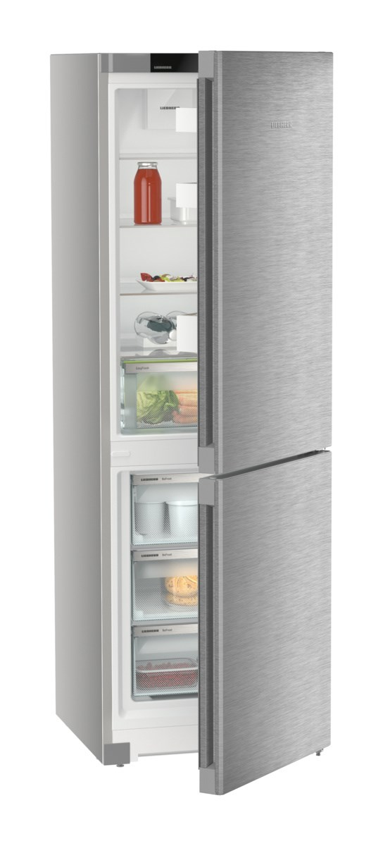 Liebherr CNsfd 5203 Pure Freestanding 60/40 Frost Free Fridge Freezer In Silver