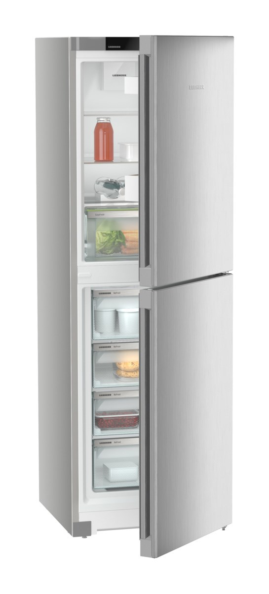 Liebherr CNsfd 5204 Pure Freestanding 60/40 Fridge Freezer No Frost In Silver