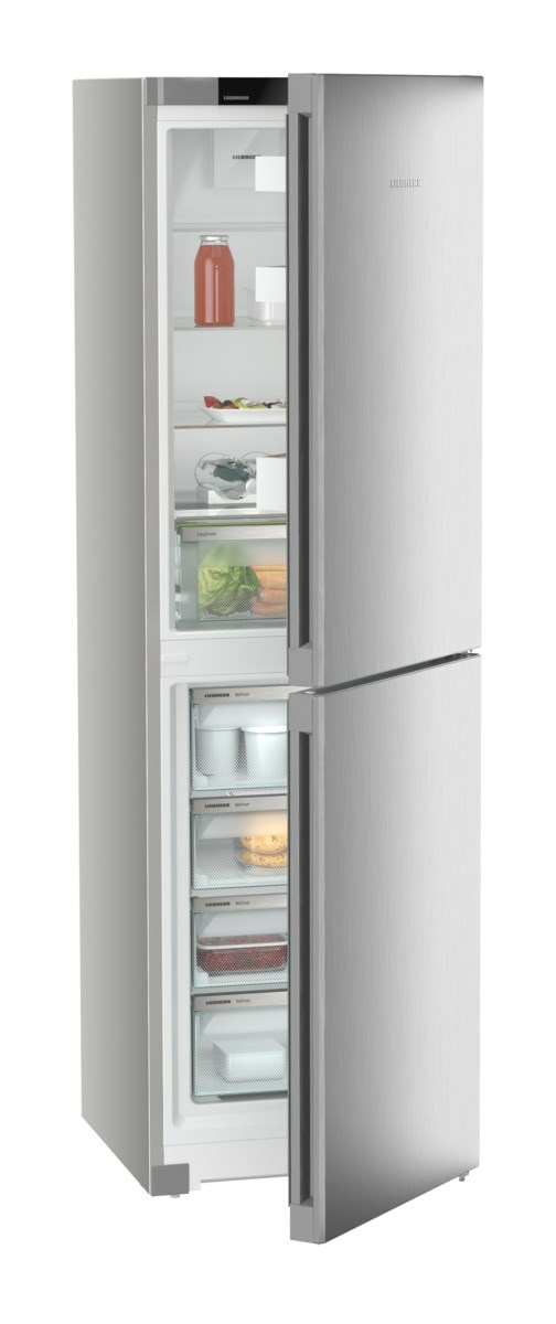 Liebherr CNsfd 5704 Pure Freestanding 70/30 Fridge Freezer Frost Free In Silver