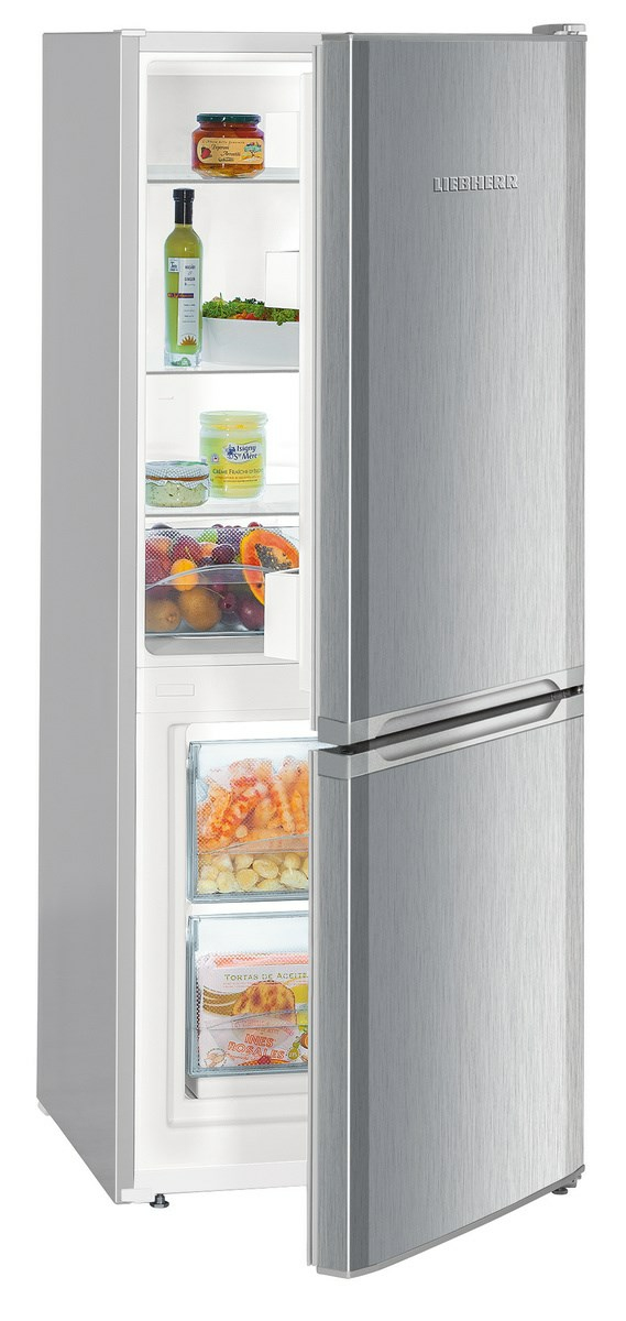 Liebherr CUele 2331 Comfort Freestanding 60/40 SmartFrost Fridge Freezer In Silver