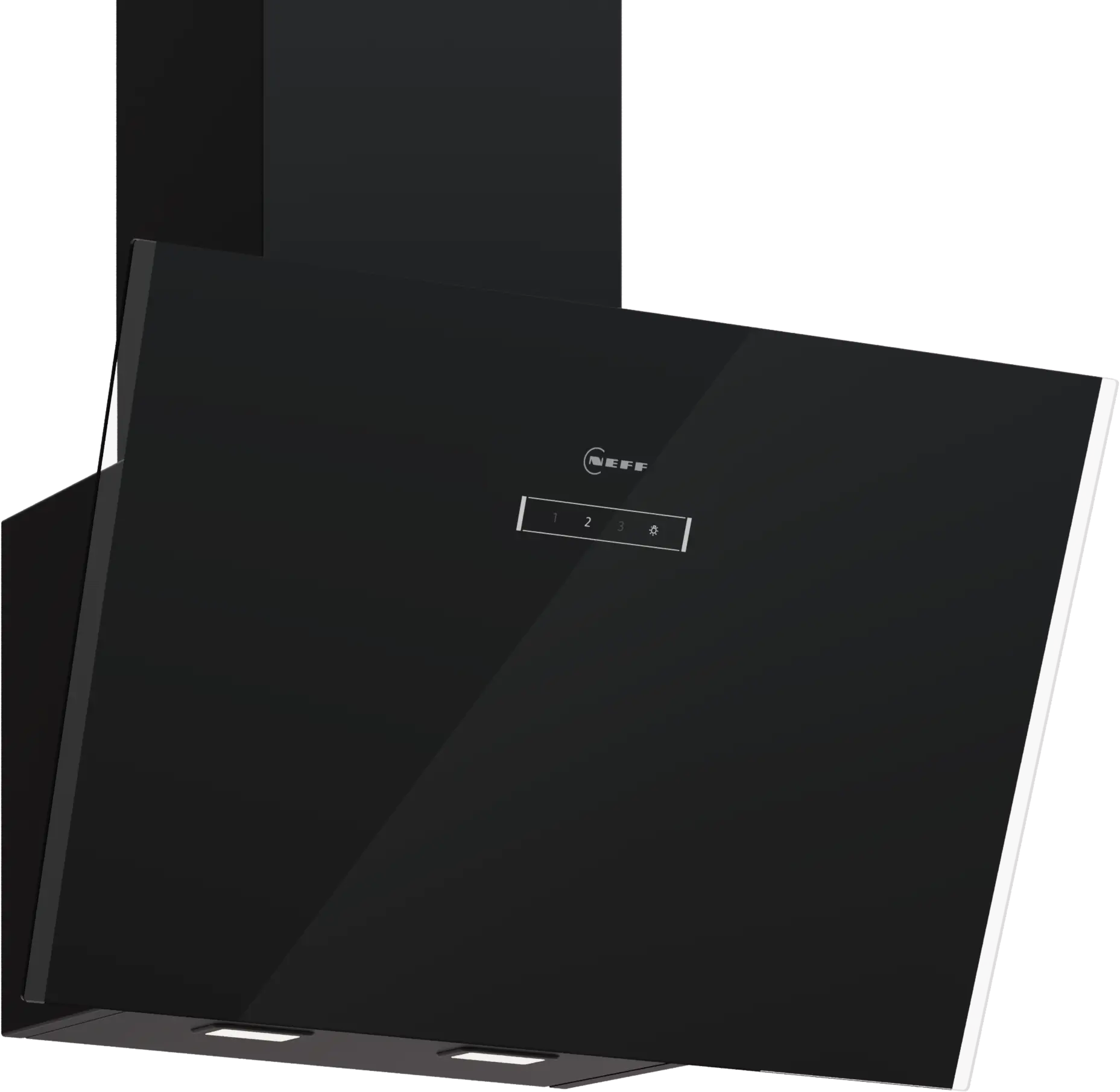 Neff D63IDF1S0B N 50 Wall Mounted Cooker Hood 60cm Black Glass
