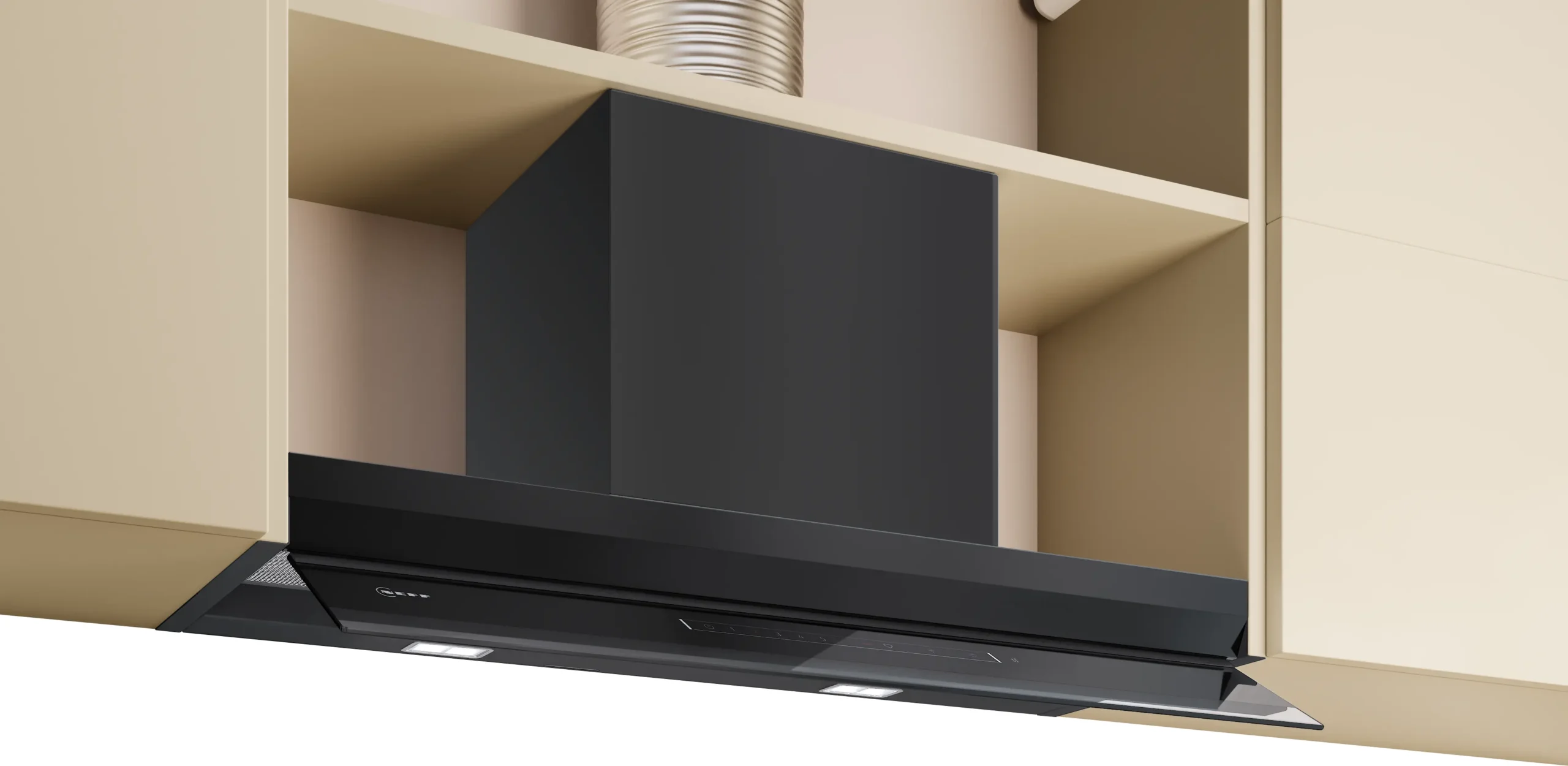 Neff D88XET2S0B N 90 Integrated Hood 80cm Matt Black