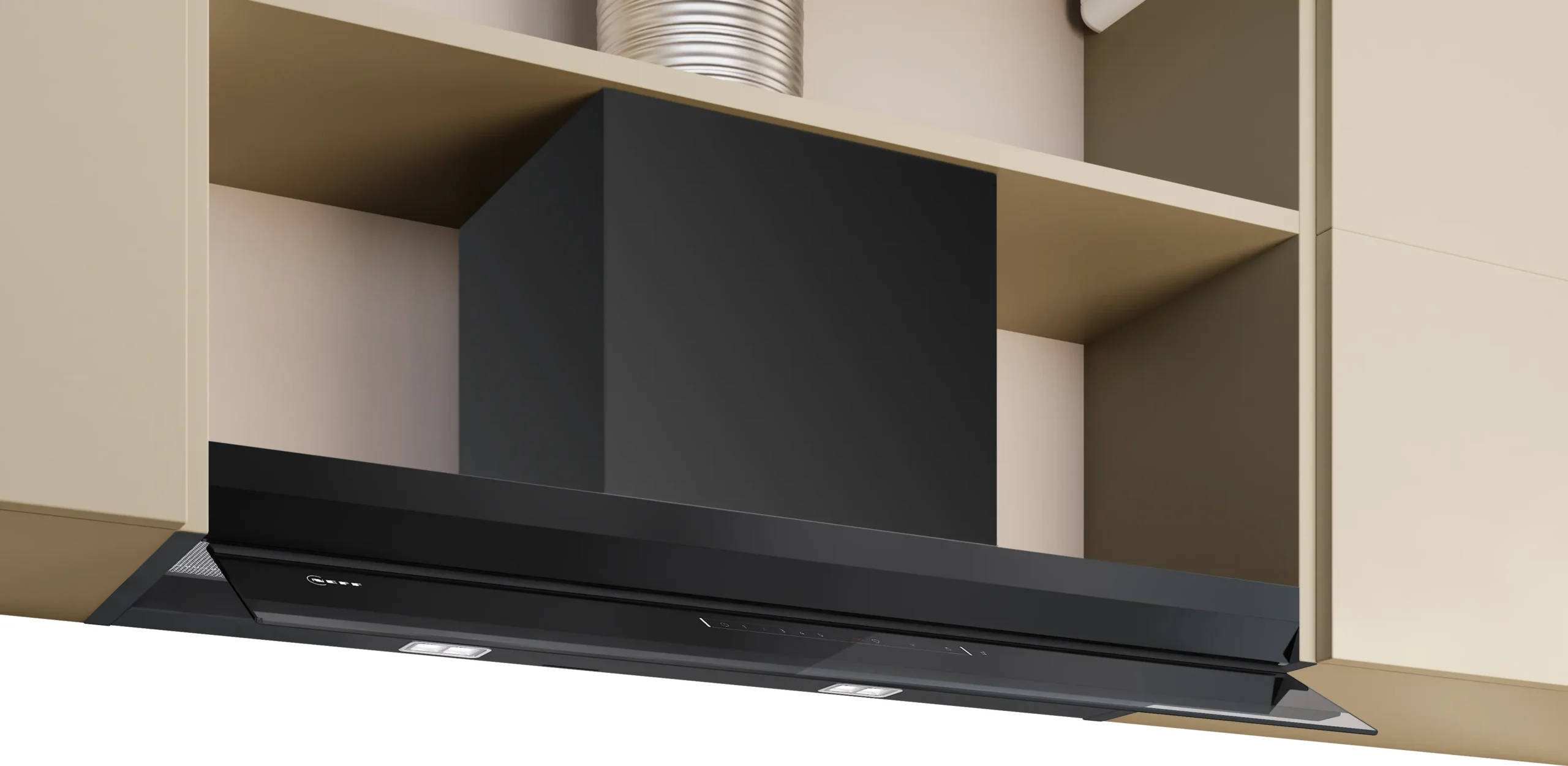Neff D98XET2S0B N 90 Integrated Hood 90cm Matt Black