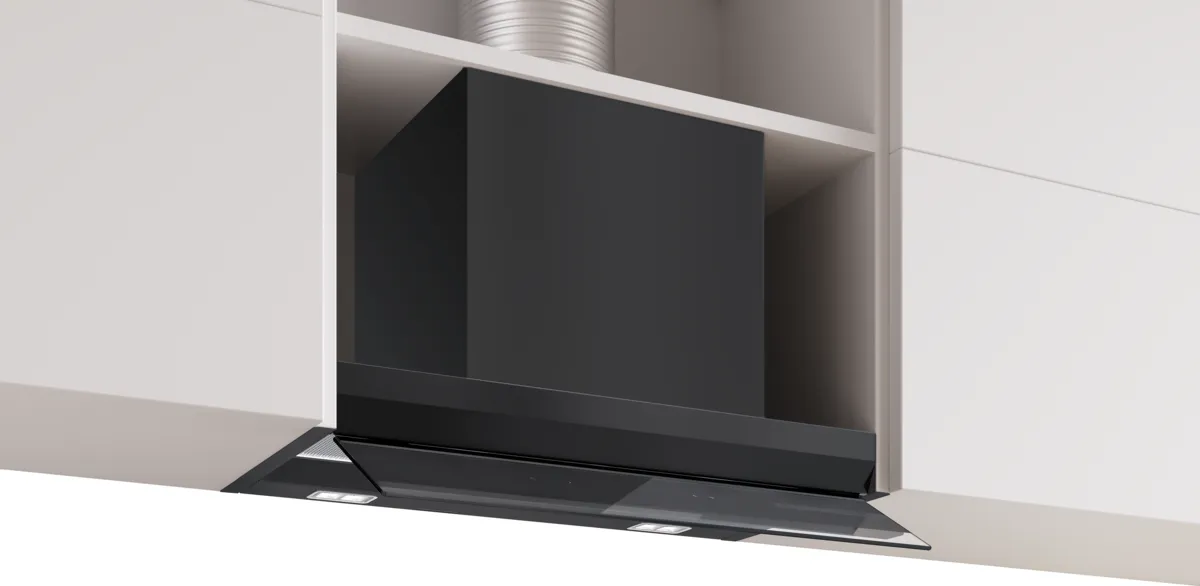Bosch DBB67DP60B Series 6 Integrated Hood 60cm In Matt Glass