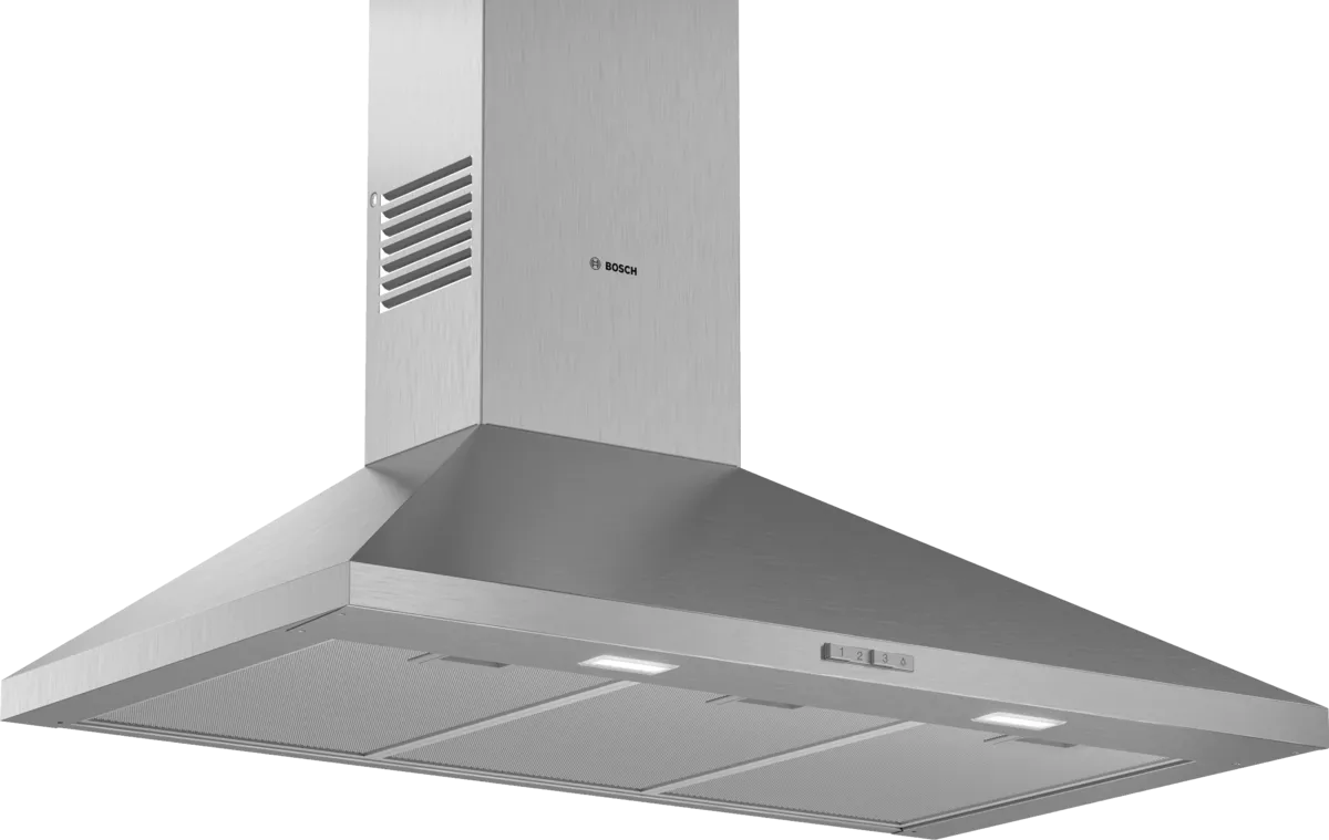 Bosch DWP94BC50B Series 2 Wall Mounted Cooker Hood 90cm Stainless Steel