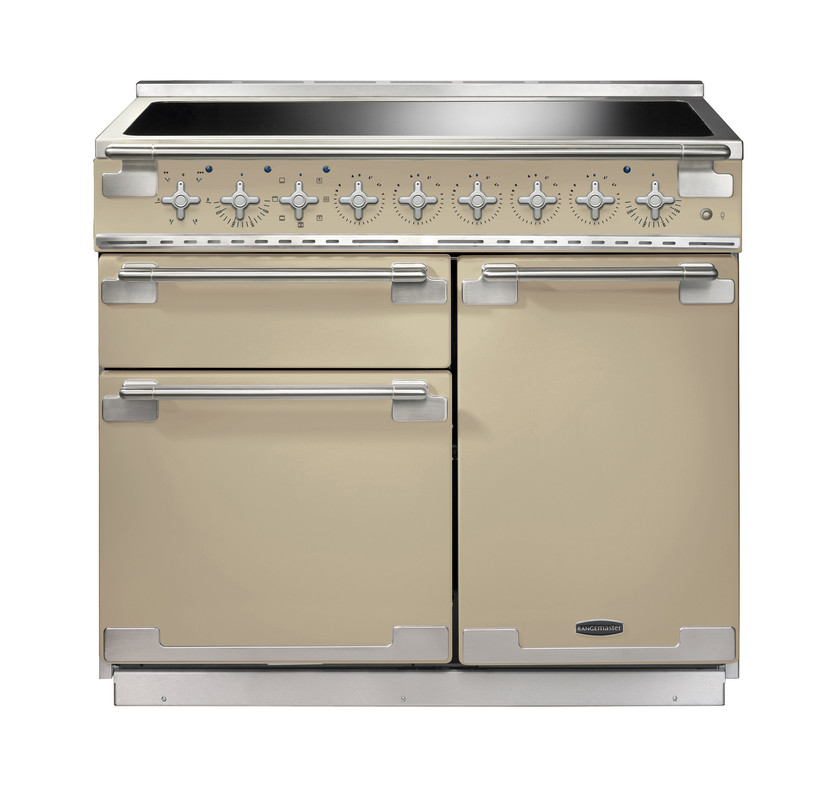 Rangemaster ELS100EICR Elise 100cm Induction Range Cooker In Crean / Nickel Trim