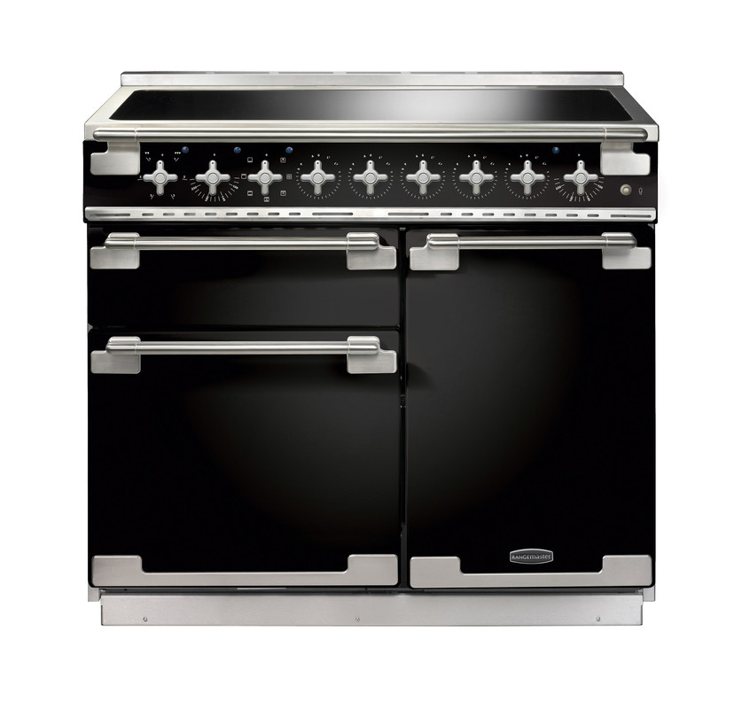 Rangemaster ELS100EIGB Elise 100cm Induction Range Cooker In Black / Nickel Trim