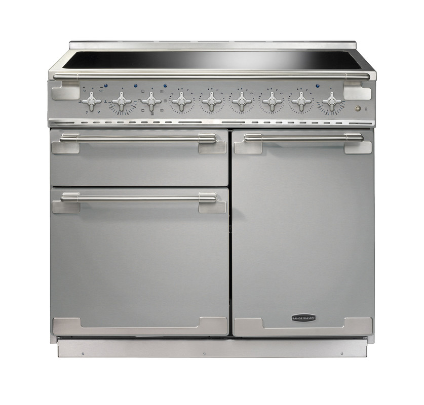 Rangemaster ELS100EISS Elise 100cm Induction Range Cooker In Stainless Steel / Nickel Trim