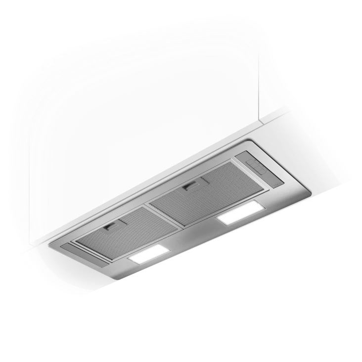 Elica Era Lux 80Cm Stainless Steel Built-In Canopy Cooker Hood Era-Lux-Ss-80