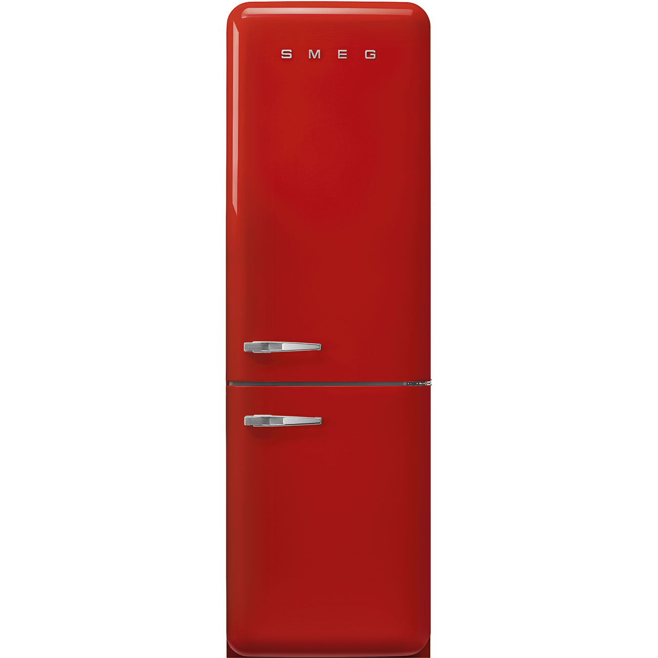 Smeg 50'S Style 60Cm Freestanding 70/30 Fridge Freezer Right Hand Hinge In Red Fab32rrd6uk