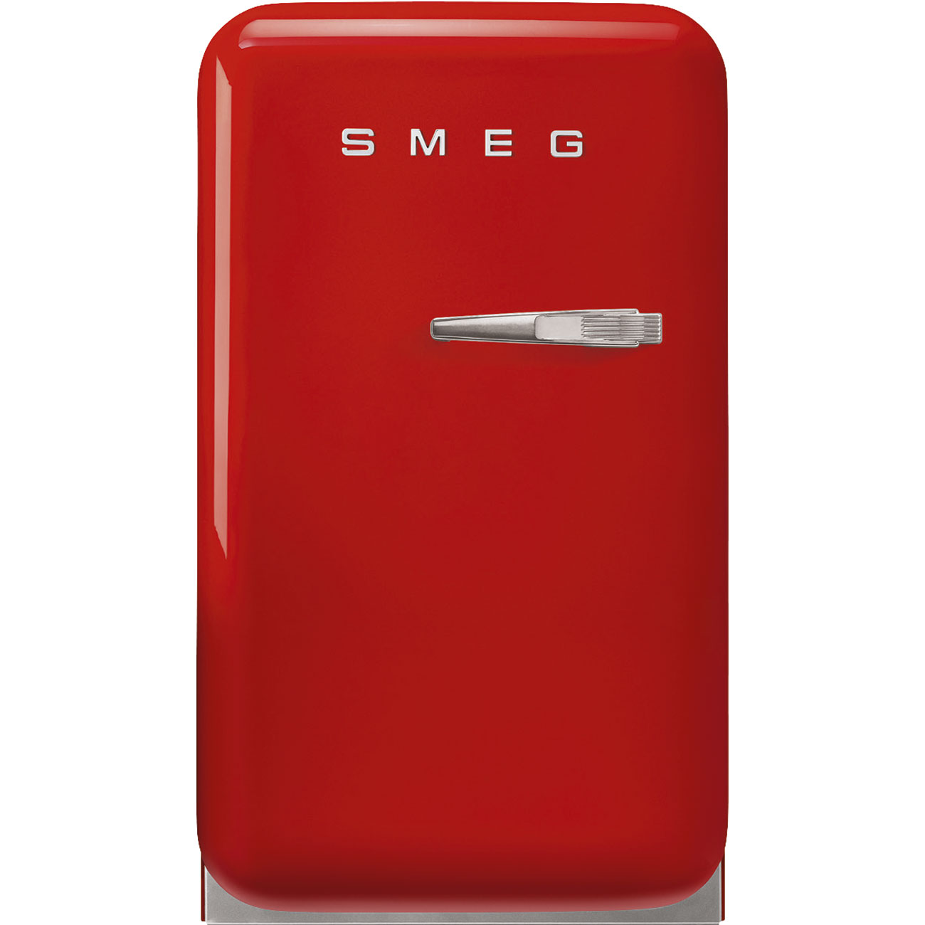 Smeg Fab5lrd6 40Cm Retro Free Standing Refrigerator In Left Hand Hinge Red