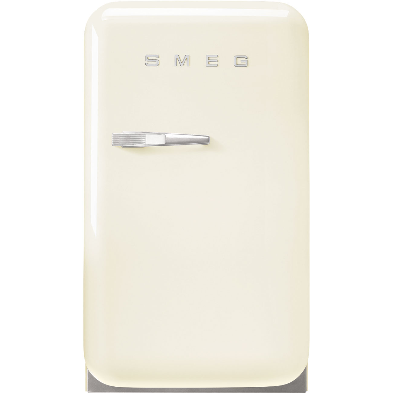 Smeg 40Cm Retro Free Standing Refrigerator In Right Hand Hinge Cream Fab5rcr6