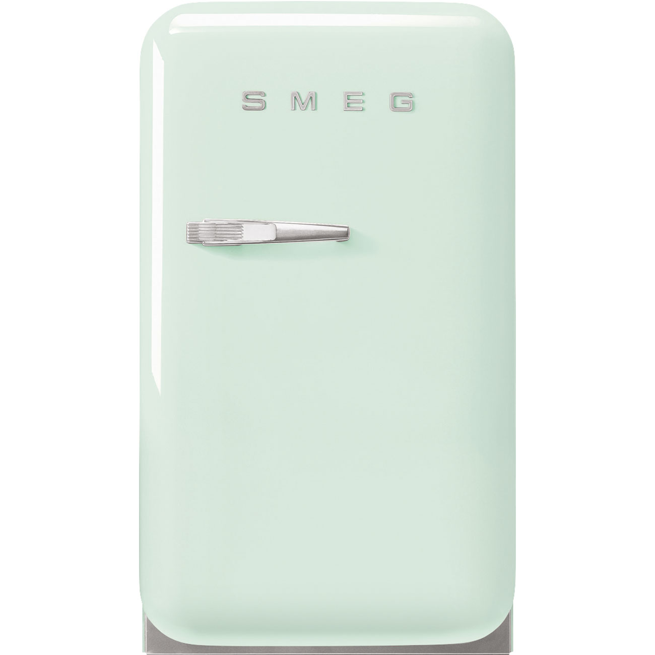 Smeg 40Cm Retro Free Standing Refrigerator In Pastel Right Hand Hinge Green Fab5rpg6