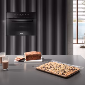 Miele H7240BM-OBBL Built In Microwave Combi Oven in Black