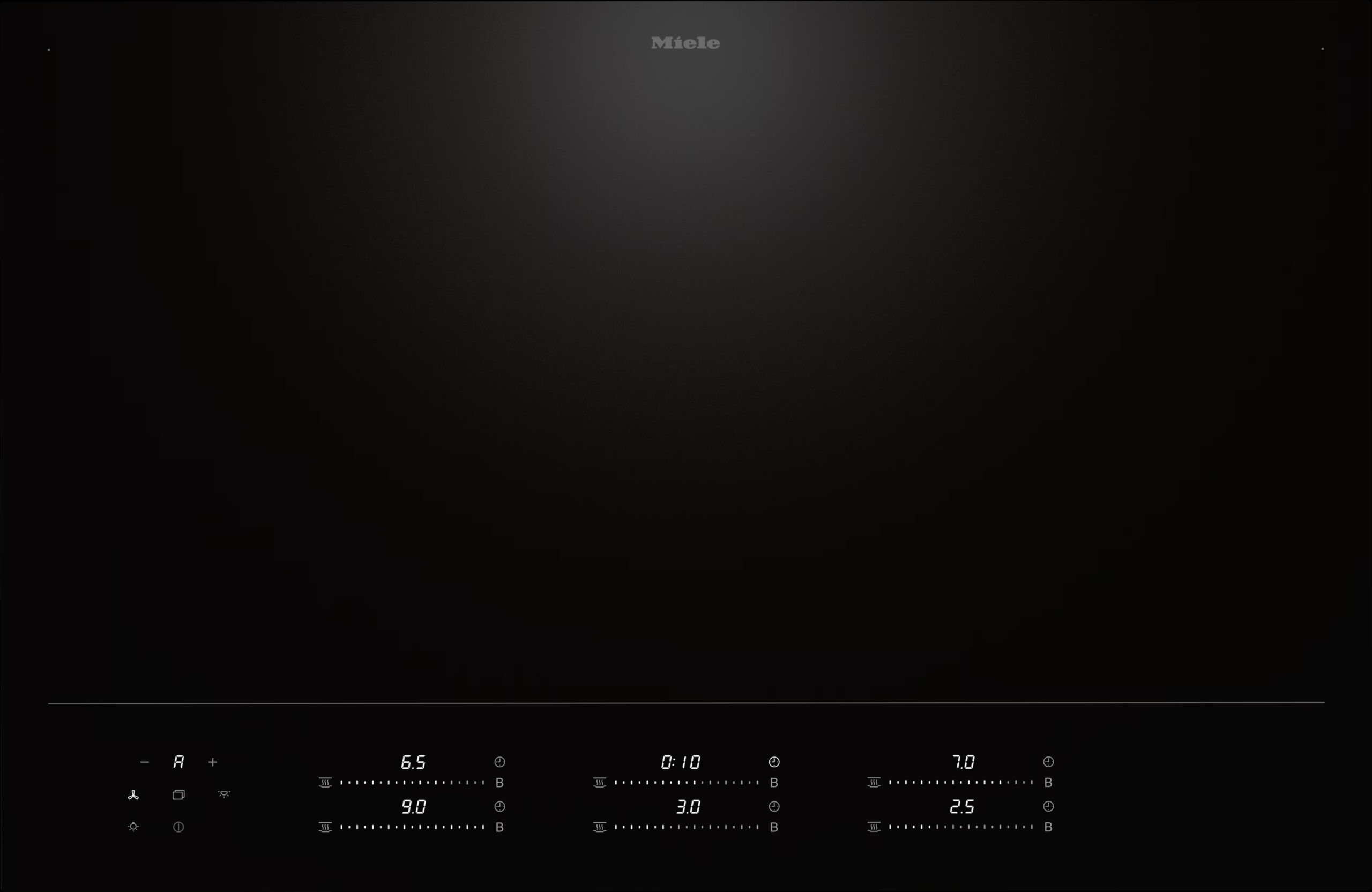 Miele Km8685-2Fl Glass 80Cm Induction Hob With Fullflex Cooktop Black
