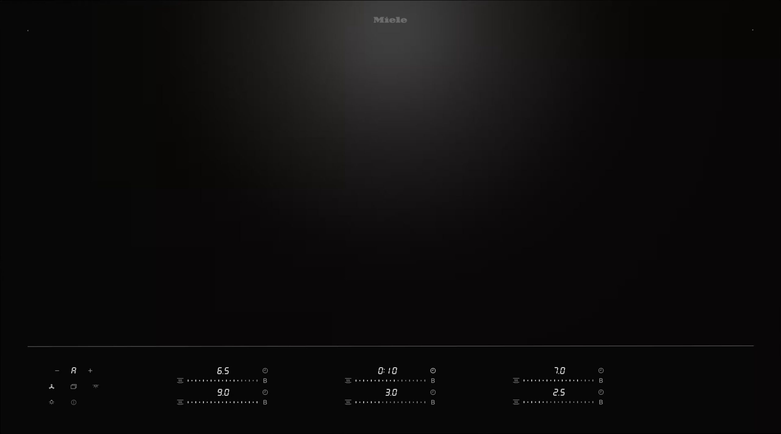 Miele Km8695-2Fl 94Cm Induction Hob With Fullflex Cooktop Black
