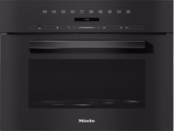 Miele M7244TC-OBBL Built In Microwave Oven in Black
