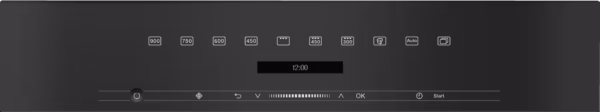 Miele M7244TC-OBBL Built In Microwave Oven in Black