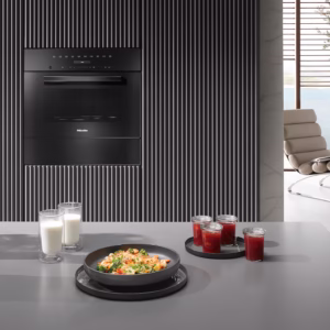 Miele M7244TC-OBBL Built In Microwave Oven in Black