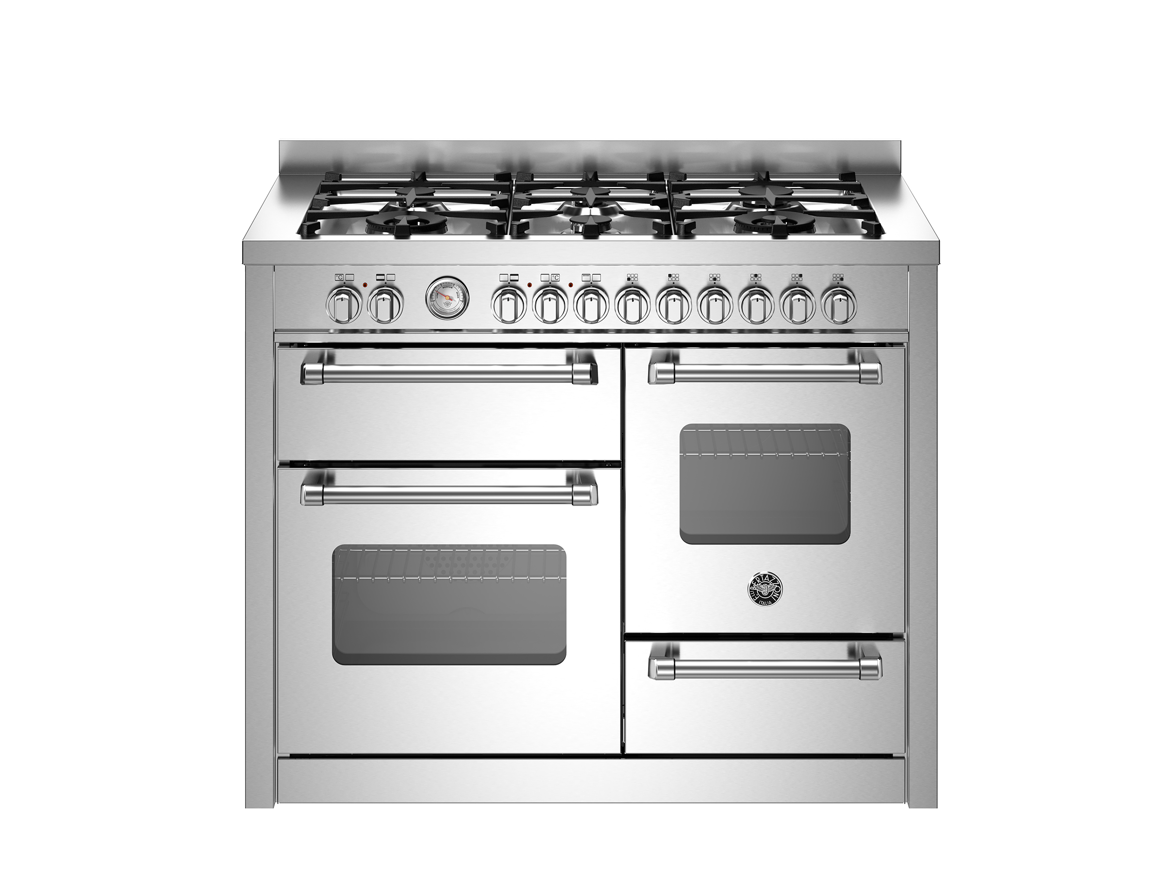 Bertazzoni Mas116l3exc Master Series 110Cm 6-Burner Electric Triple Oven Range Cooker
