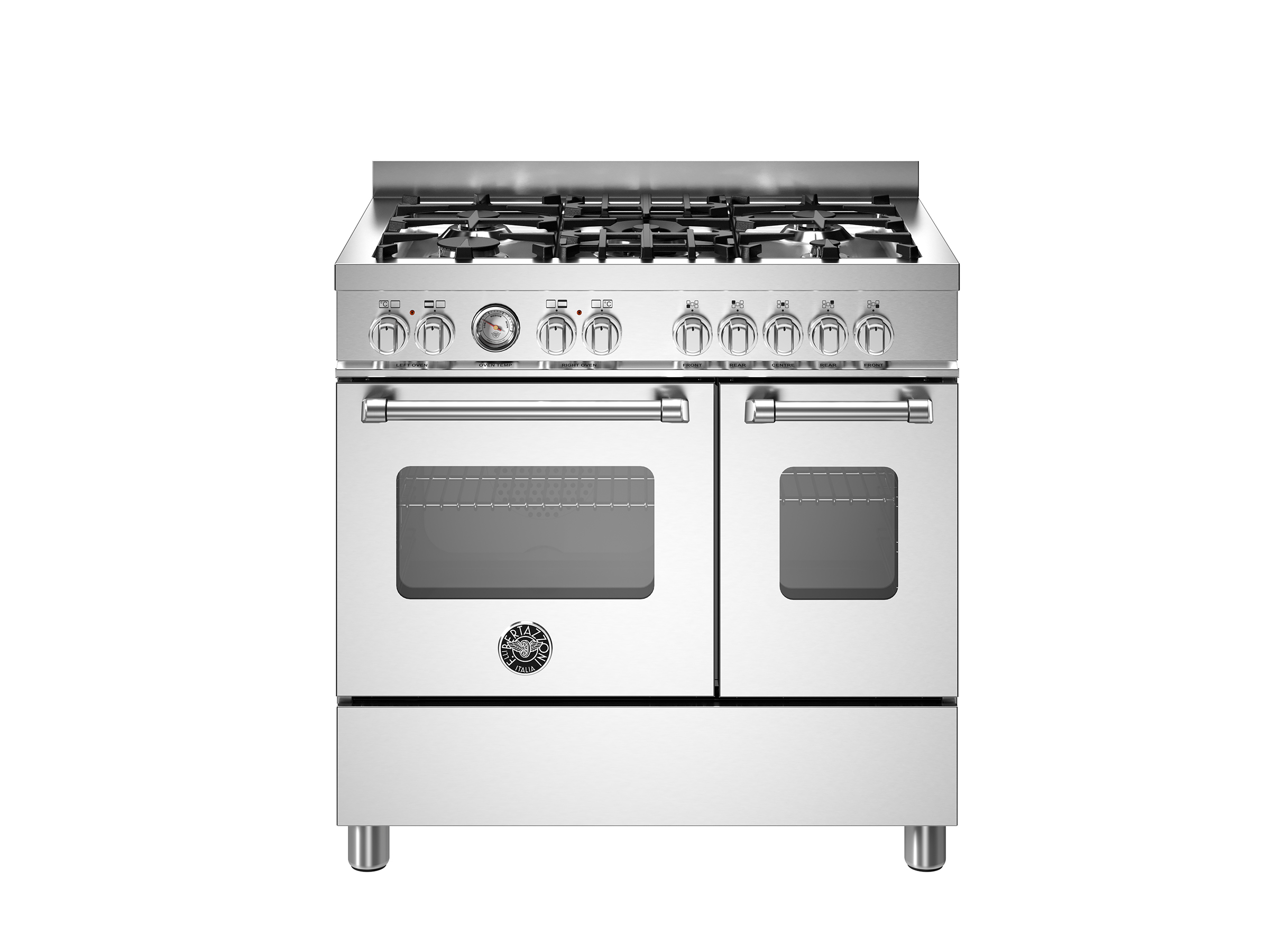 Bertazzoni Mas95c2exc Master Series 90Cm 5-Burner Electric Double Oven Range Cooker