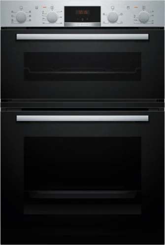 Bosch MBA533BS3B Built In Double Oven in Black & Stainless Steel