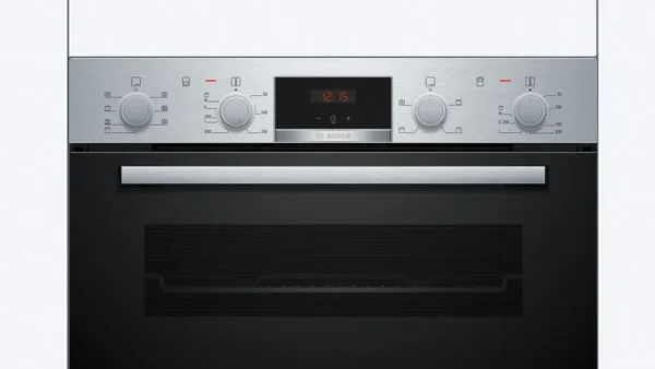 Bosch MBA533BS3B Built In Double Oven in Black & Stainless Steel