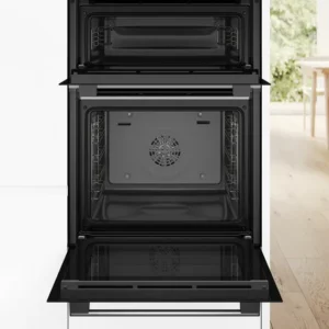 Bosch MBA533BS3B Built In Double Oven in Black & Stainless Steel