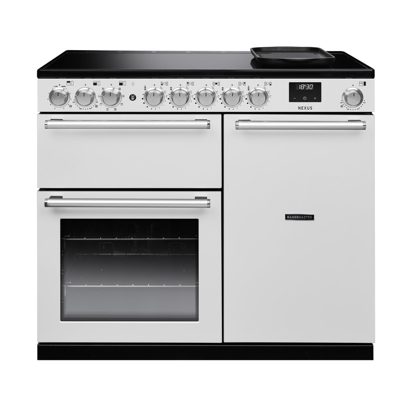 Rangemaster Nex100eipwht/Cm1 Nexus 100Cm Induction Range Cooker In White
