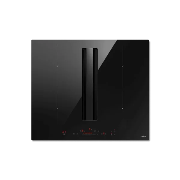 Elica NT-ALPHA-B-60 Alpha B 60cm Vented Induction Hob in Black Glass