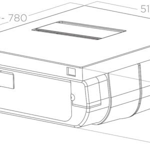 Elica NT-ALPHA-B-60 Alpha B 60cm Vented Induction Hob in Black Glass