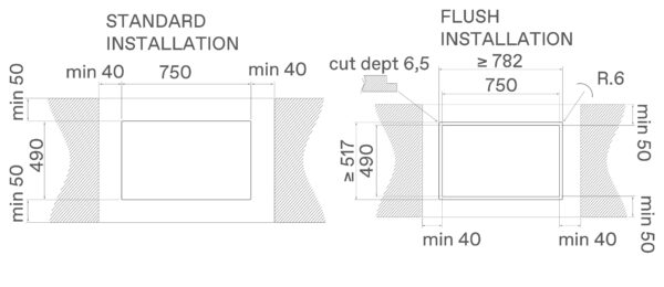 Elica NT-ALPHA-B-60 Alpha B 60cm Vented Induction Hob in Black Glass