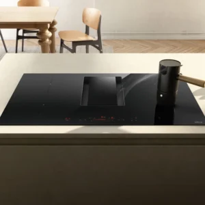 Elica NT-ALPHA Alpha 78cm Vented Induction Hob in Black Glass