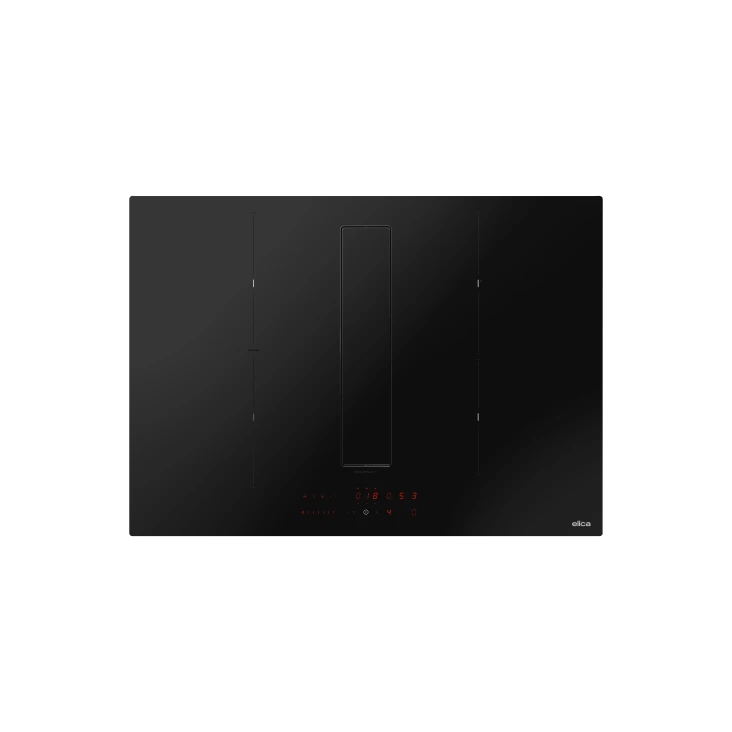 Elica NikolaTesla Fit RAW NT-FIT-RAW-70 72cm Vented Induction Hob in Matt Black Glass