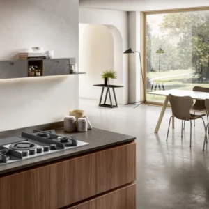 Elica NT-FLAME-EVO-GR 88cm Vented Gas Hob in Grey