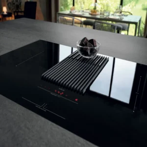 Elica NT-LIBRA-EVO-BL Libra 83cm Vented Induction Hob in Black Glass