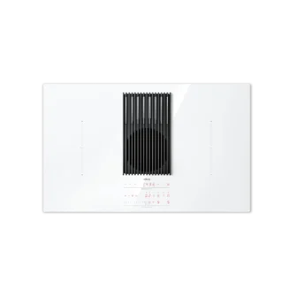 Elica NT-LIBRA-EVO-WH Libra 83cm Vented Induction Hob in White Glass